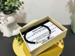 Čakrový náramek Onyx Harmony – Ag 925 / Gold Selection