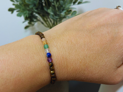 Partnerské čakrové náramky Harmony & Tiger Eye