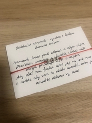Červený, kabbalah náramek 3 hematitové korálky