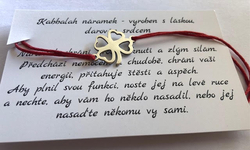 Kabbalah náramek čtyřlístek