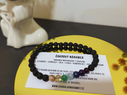 Pánský čakrový náramek Lava Energy