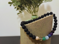 Partnerské čakrové náramky Lava Energy – Set 2 ks