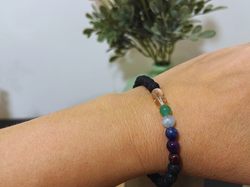 Pánský čakrový náramek Lava Energy