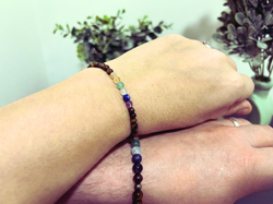 Partnerské čakrové náramky Harmony & Tiger Eye