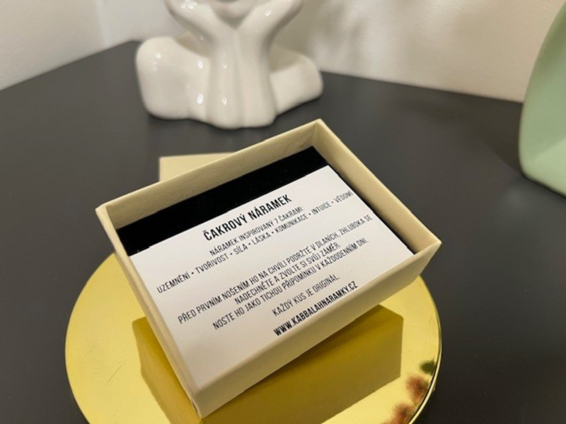 Čakrový náramek Crystal Pure – 7A Exclusive