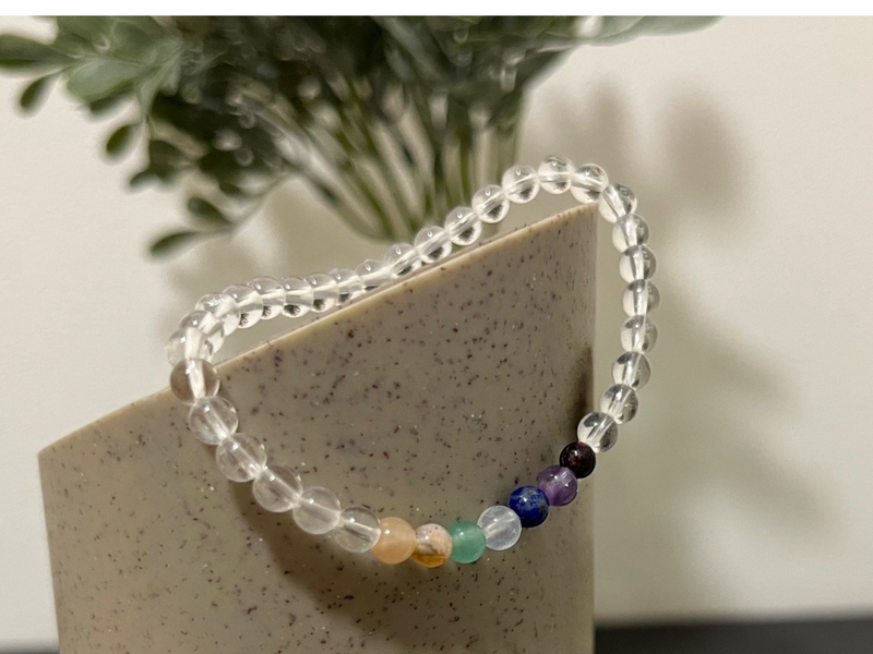 Čakrový náramek Crystal Pure – 7A Exclusive