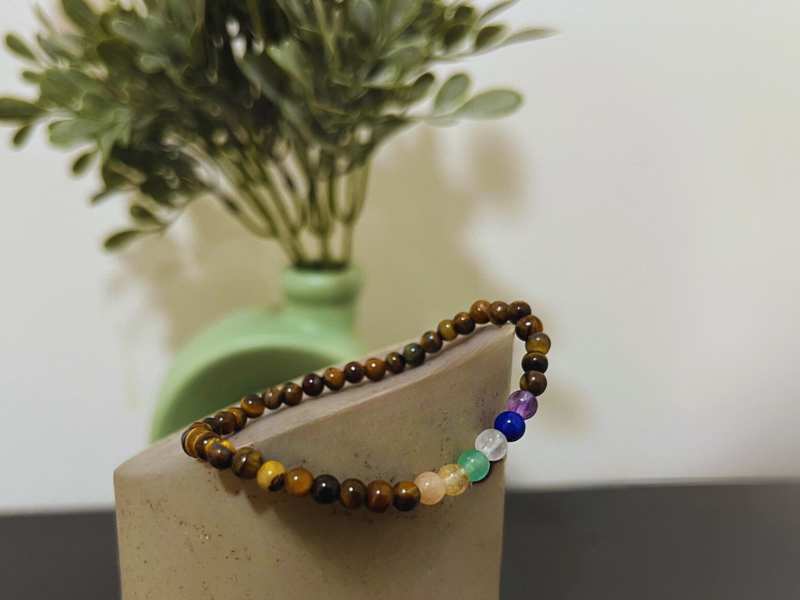 Partnerské čakrové náramky Harmony & Tiger Eye