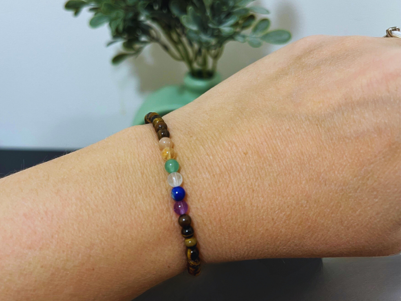 Dámský čakrový náramek Harmony & Tiger Eye