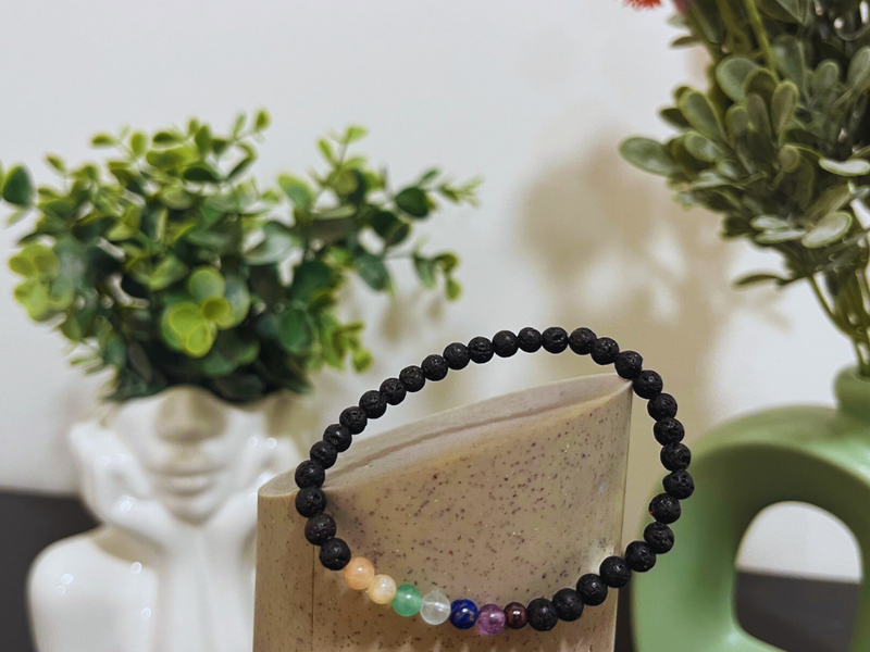 Partnerské čakrové náramky Lava Energy – Set 2 ks