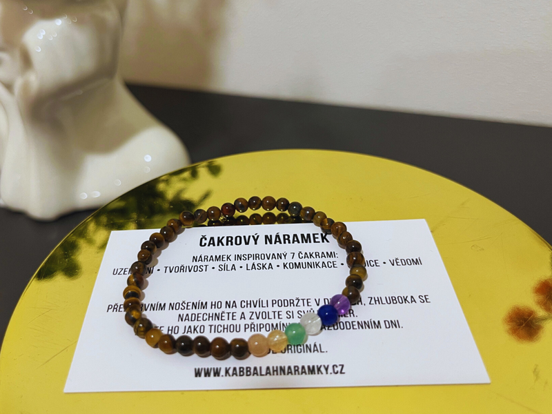Dámský čakrový náramek Harmony & Tiger Eye
